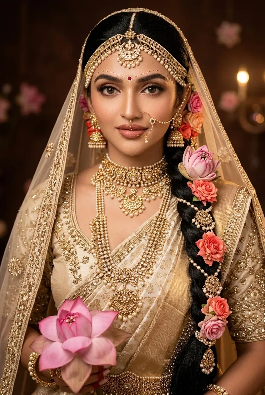 Luxury Indian Portrait AI Photo Prompt preview example result