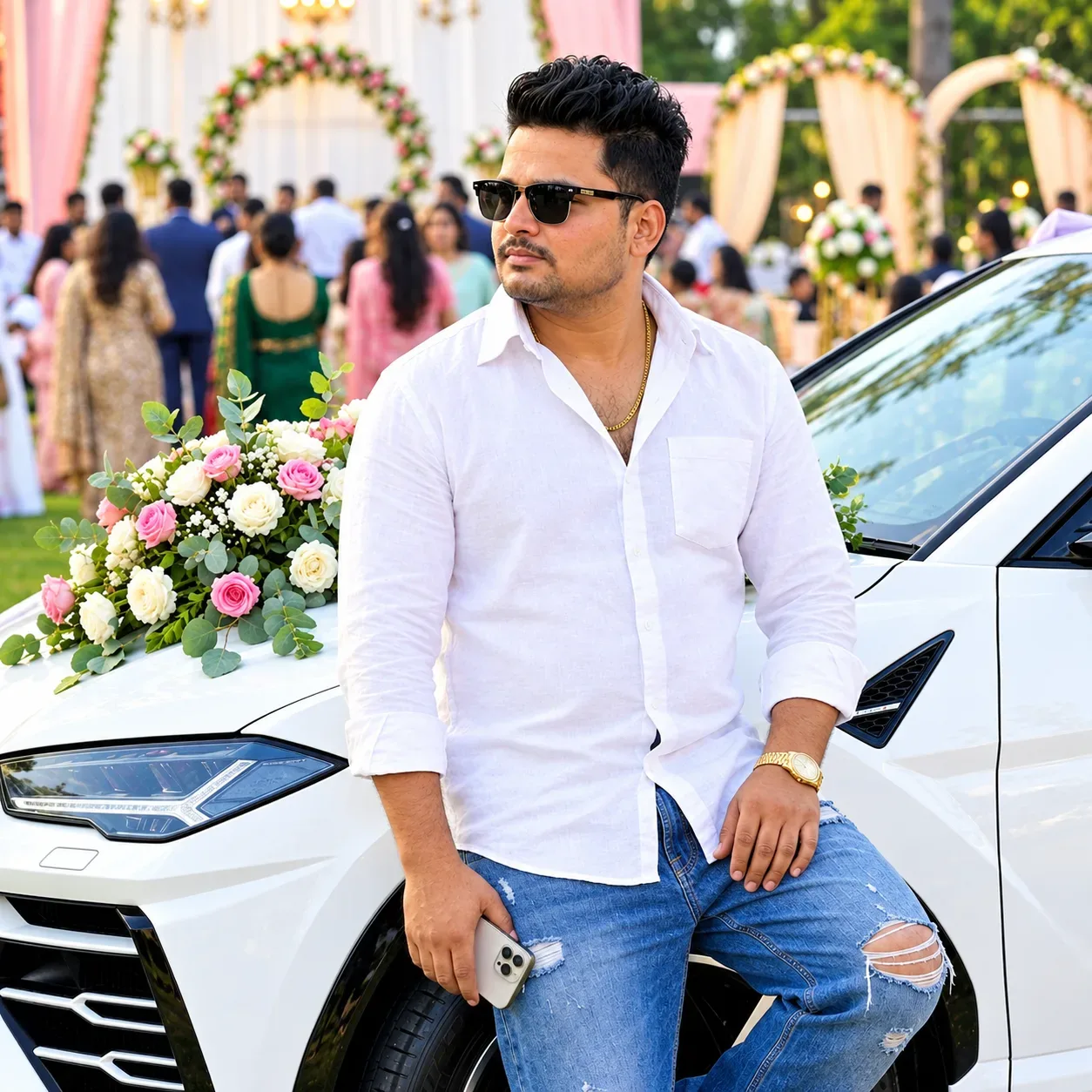 Luxury Wedding Elegance AI Photo Prompt preview example result