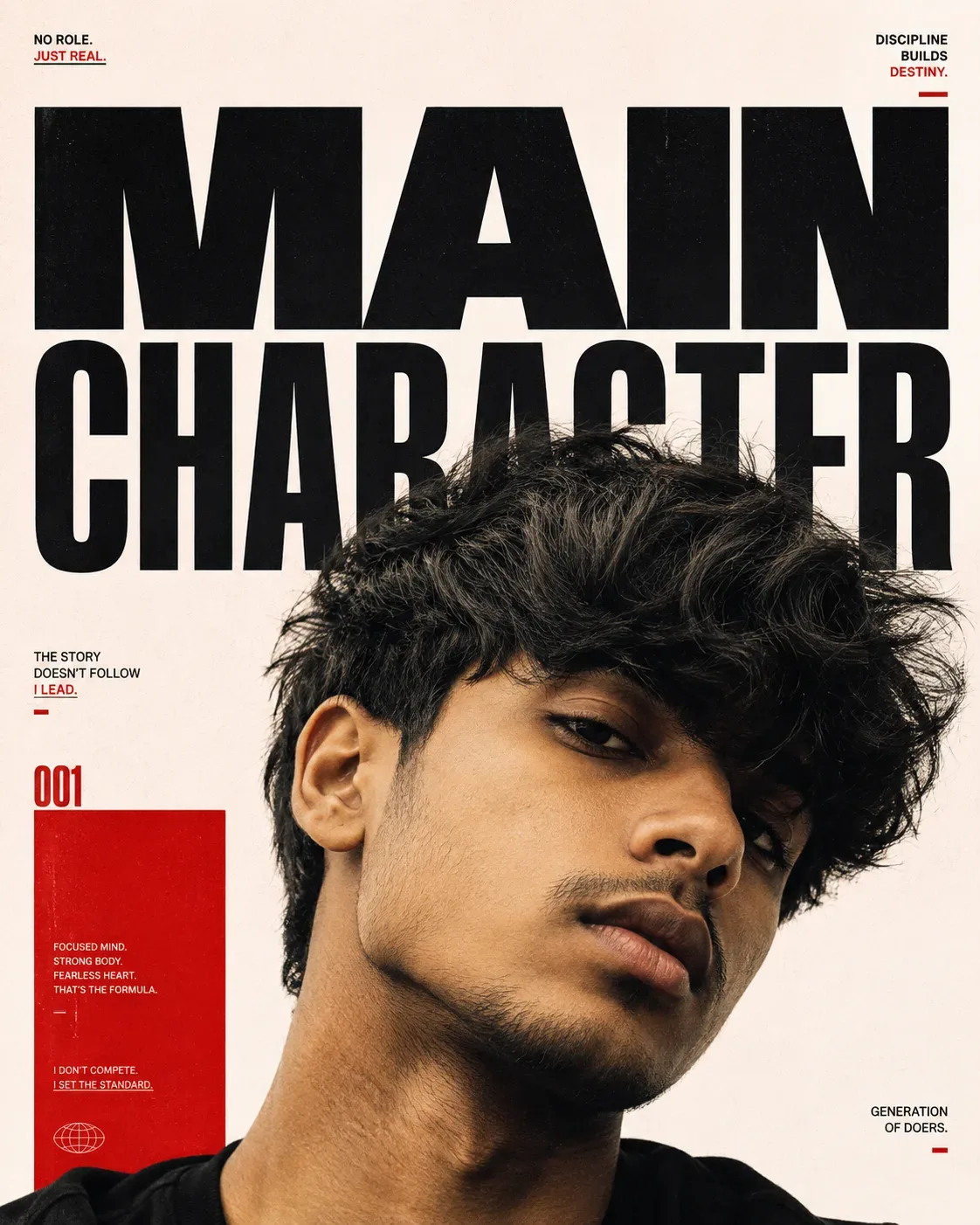 Main Character Aesthetic AI Photo Prompt preview example result