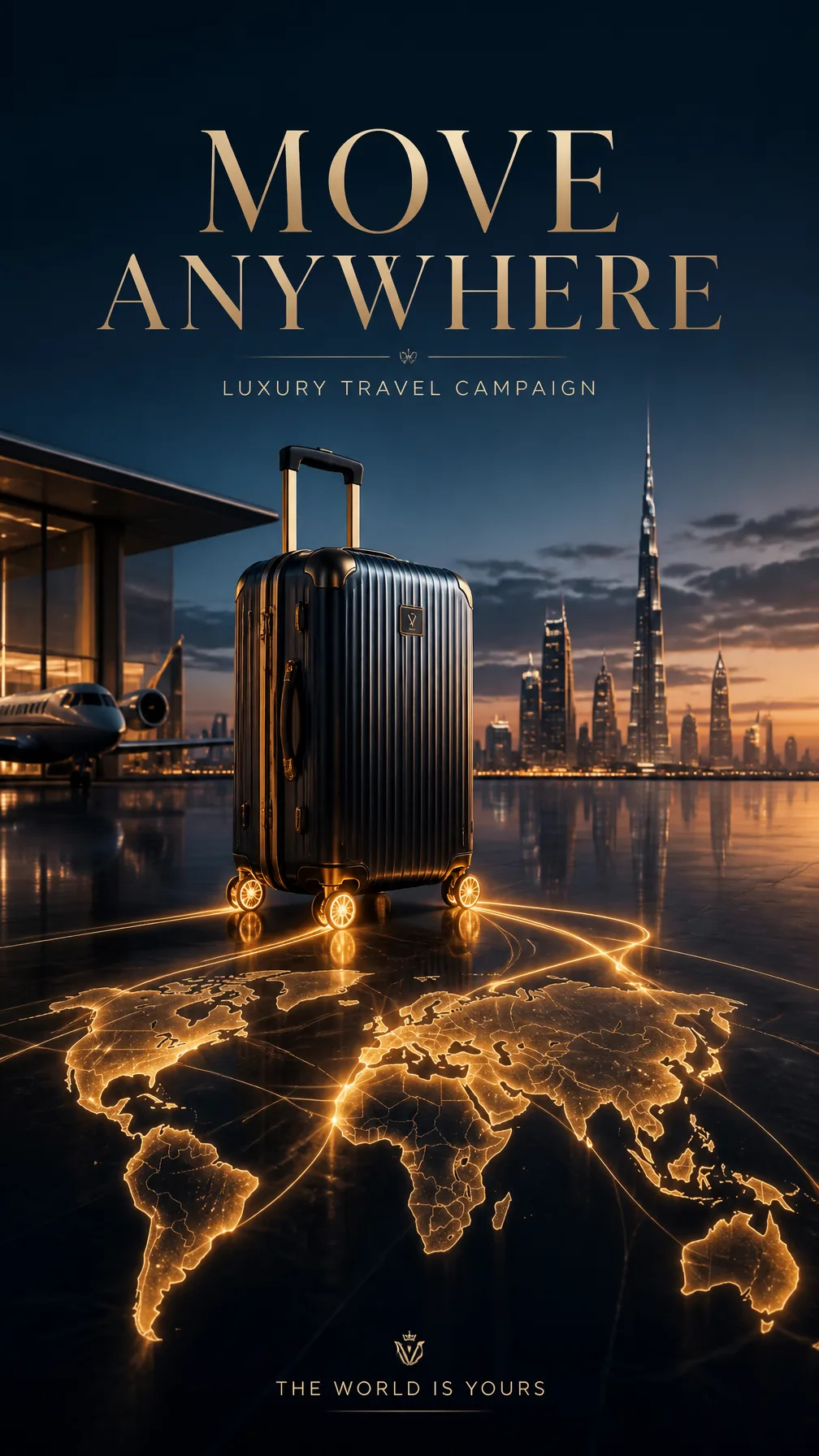 Main Subject: Travel Suitcase AI Photo Prompt generated preview