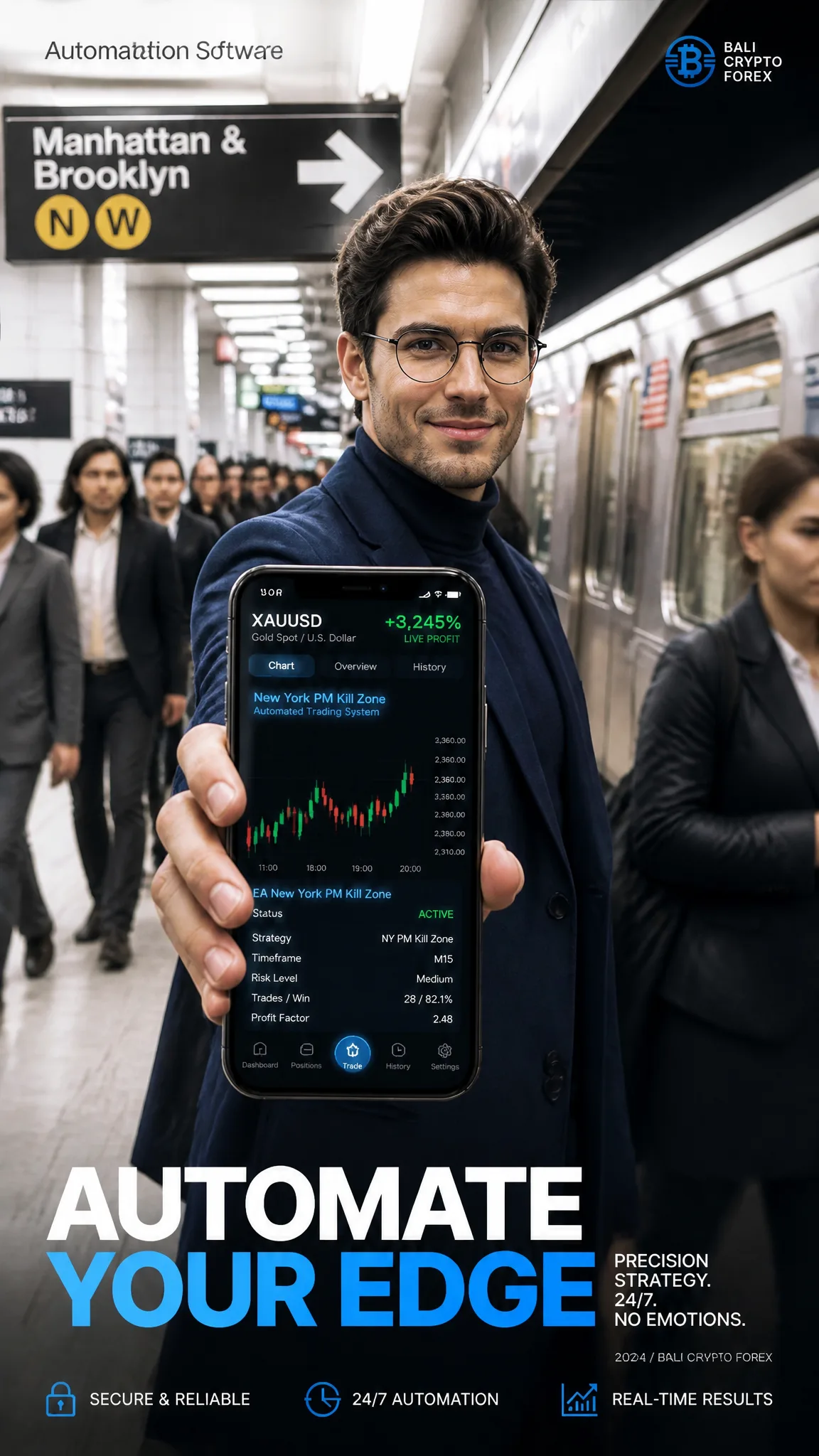 Make The Bali Crypto Forex Icon/Logo AI Photo Prompt generated preview
