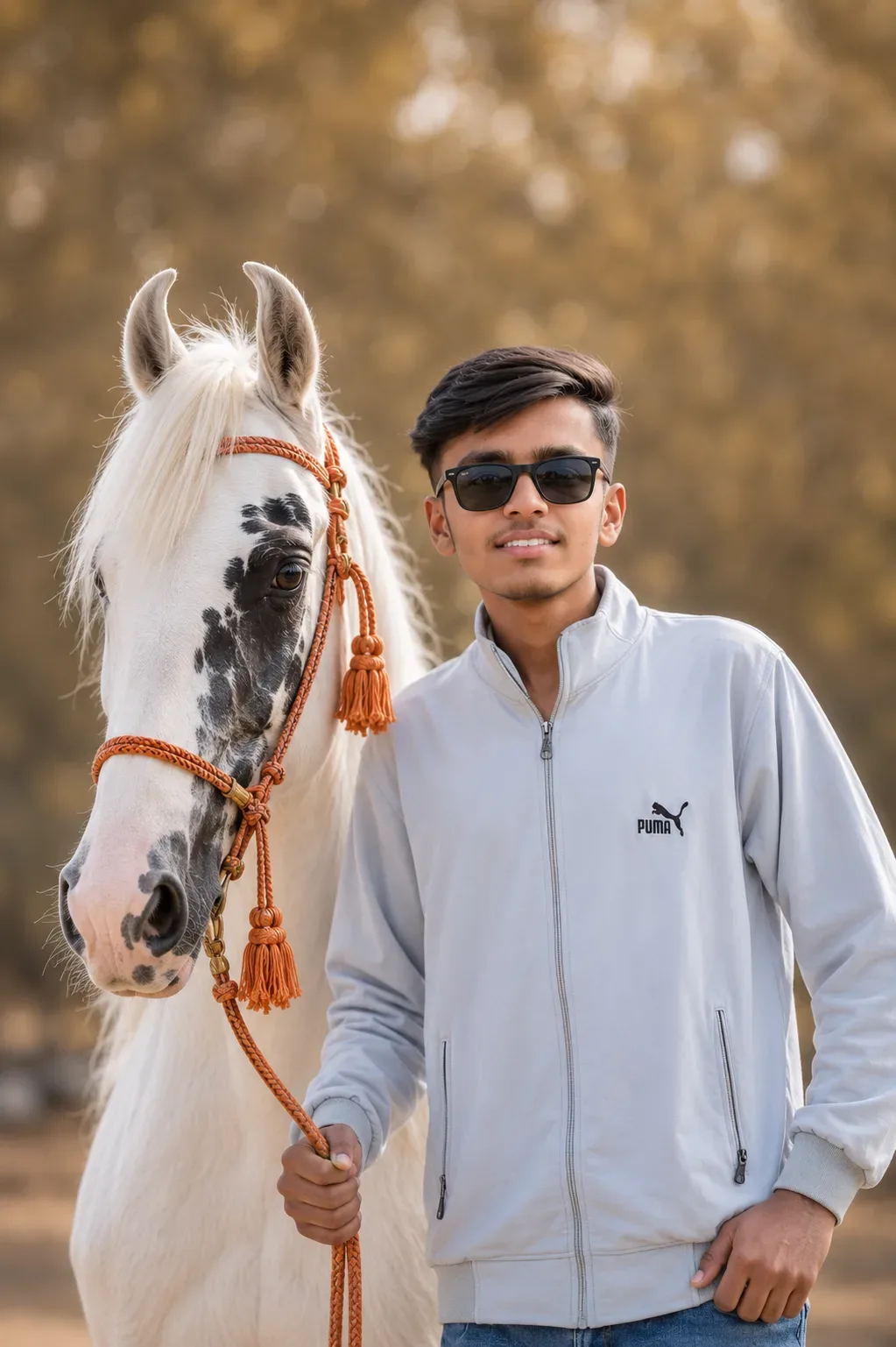 Man & Majesty A Bond Beyond Words AI Photo Prompt preview example result