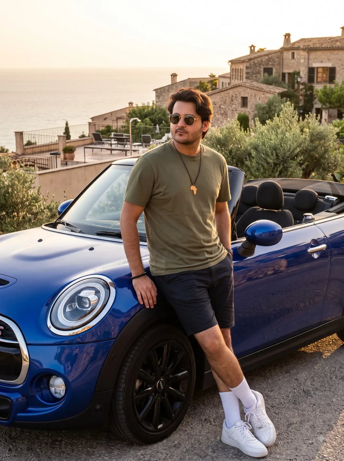 Mediterranean Golden Hour AI Photo Prompt preview example result