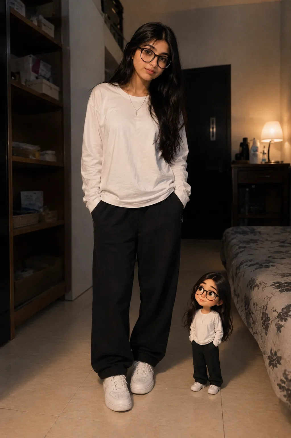 MINI ME PORTRAIT ( For Both Boys Nd Girls) AI Photo Prompt preview example result