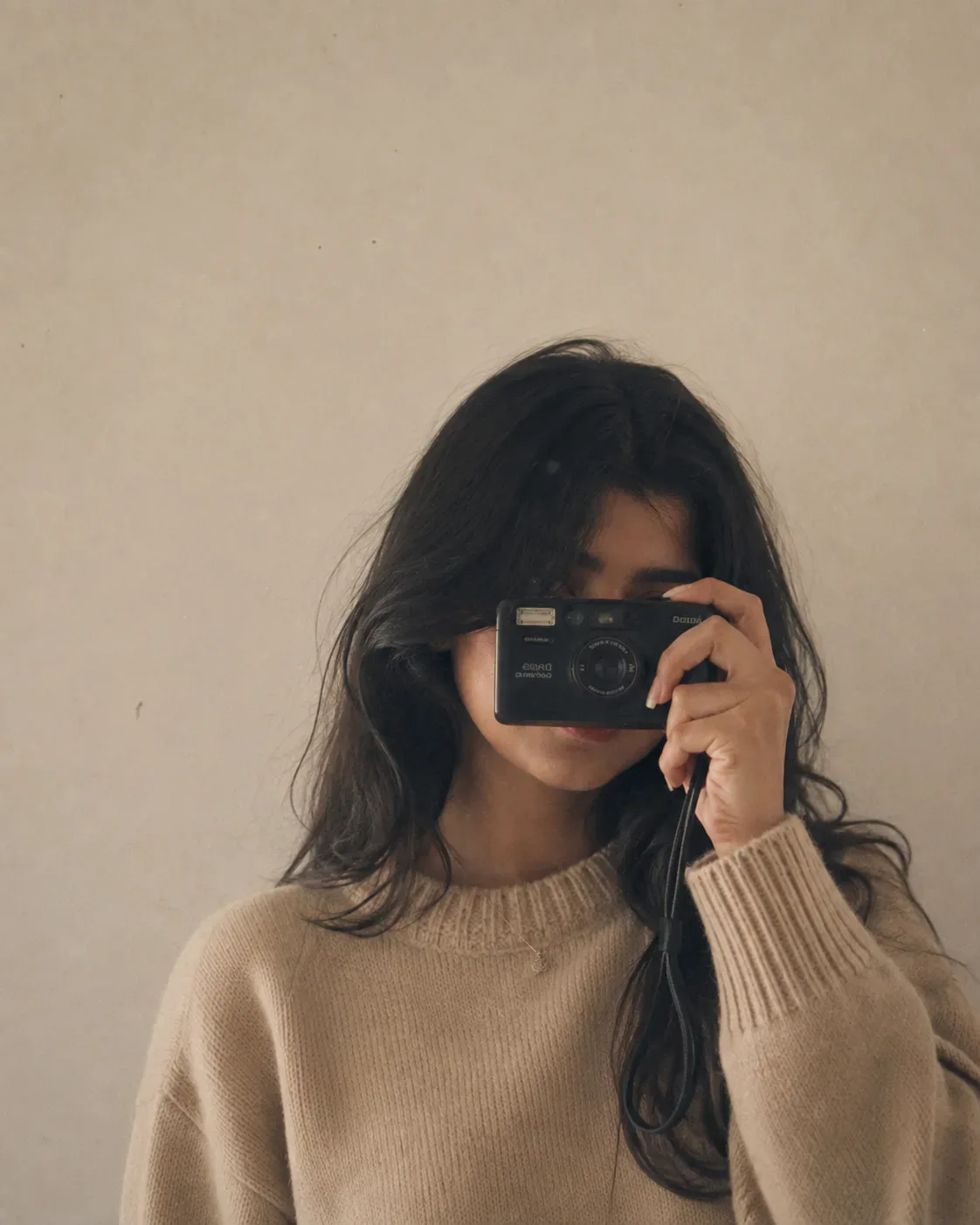 Minimal Analog Self Portrait For A Girl AI Photo Prompt preview example result