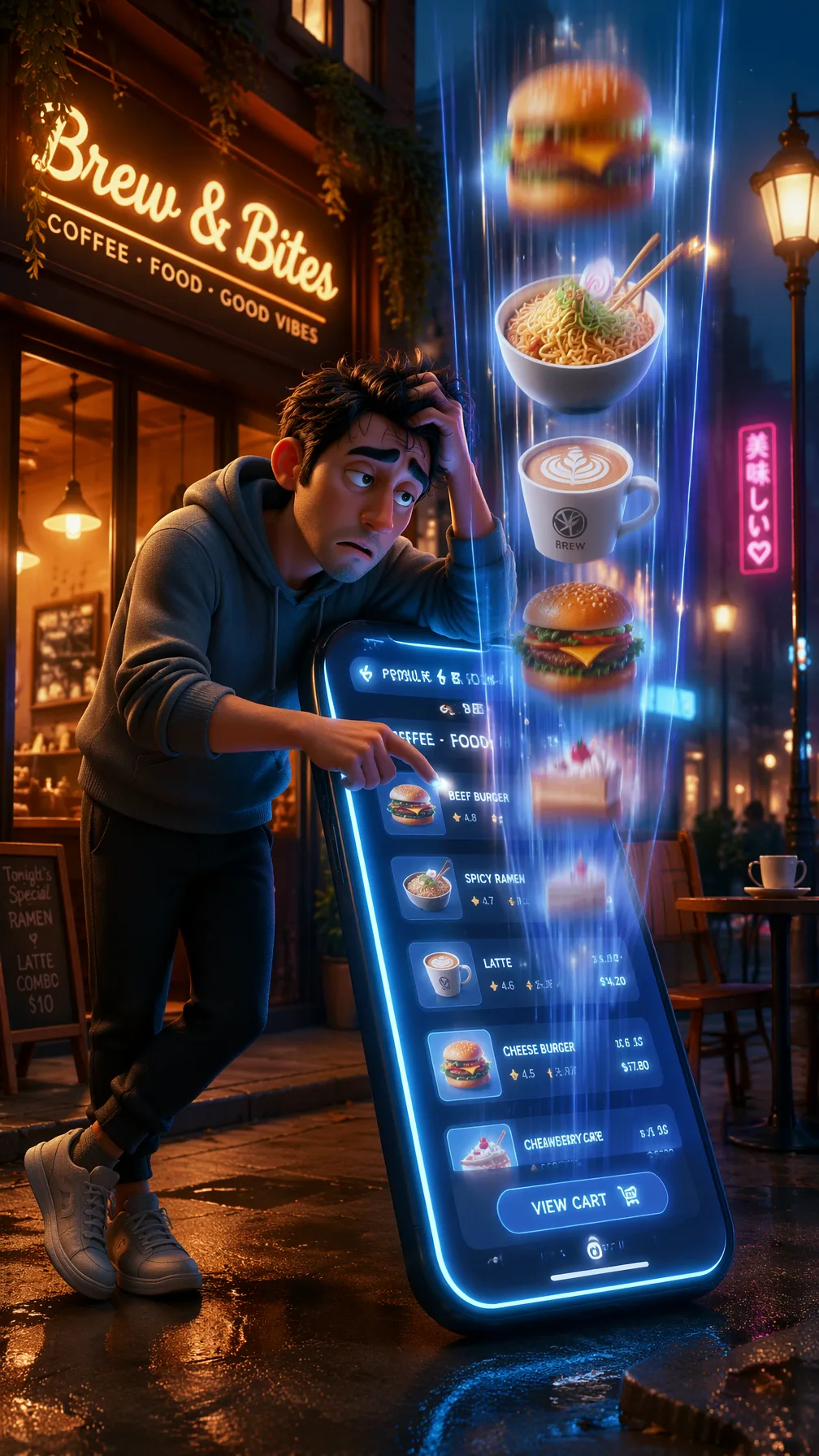 Modern 3D Digital Illustration AI Photo Prompt generated preview