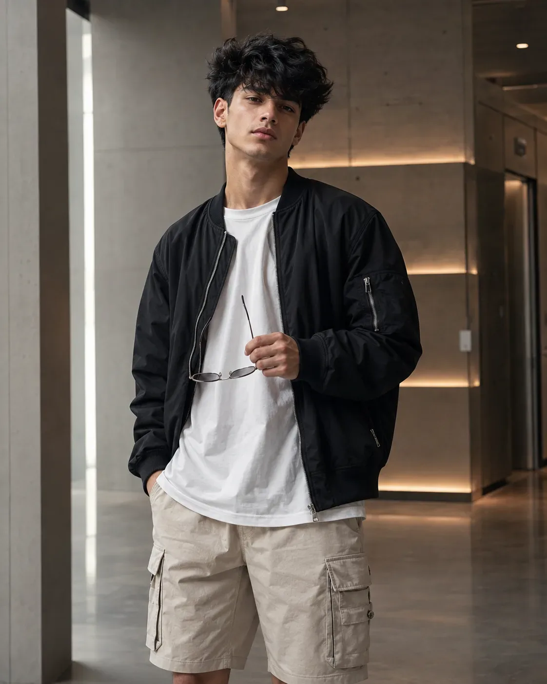 Modern Casual Fashion Portrait AI Photo Prompt preview example result