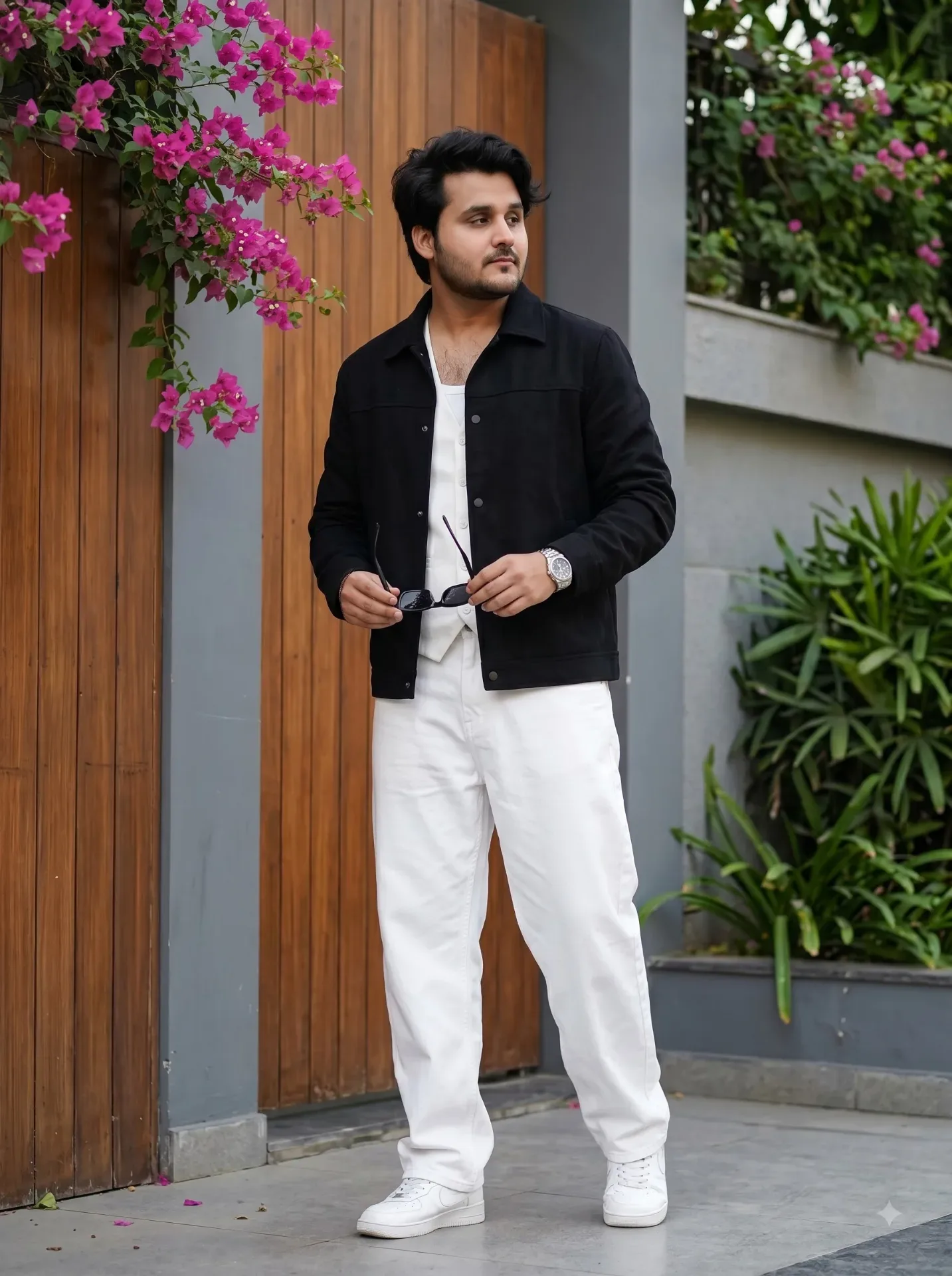 Modern Street Fashion Portrait AI Photo Prompt preview example result