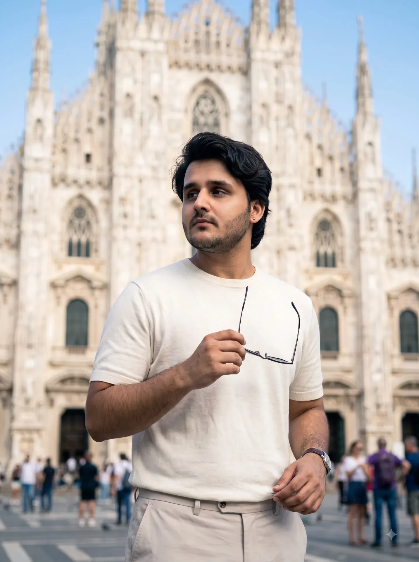 Monumental Milan Cathedral AI Photo Prompt preview example result
