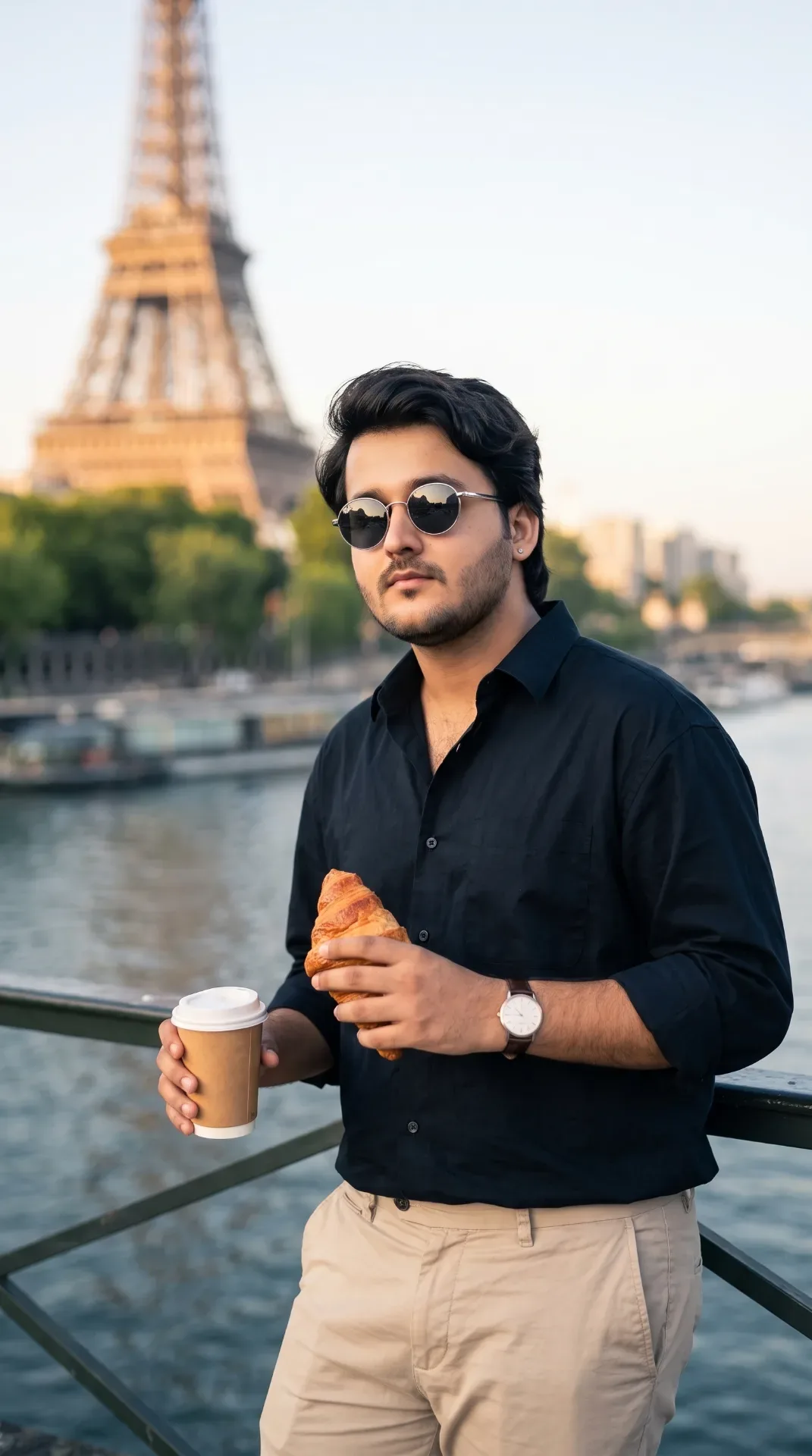 Morning Breakfast In Paris AI Photo Prompt preview example result