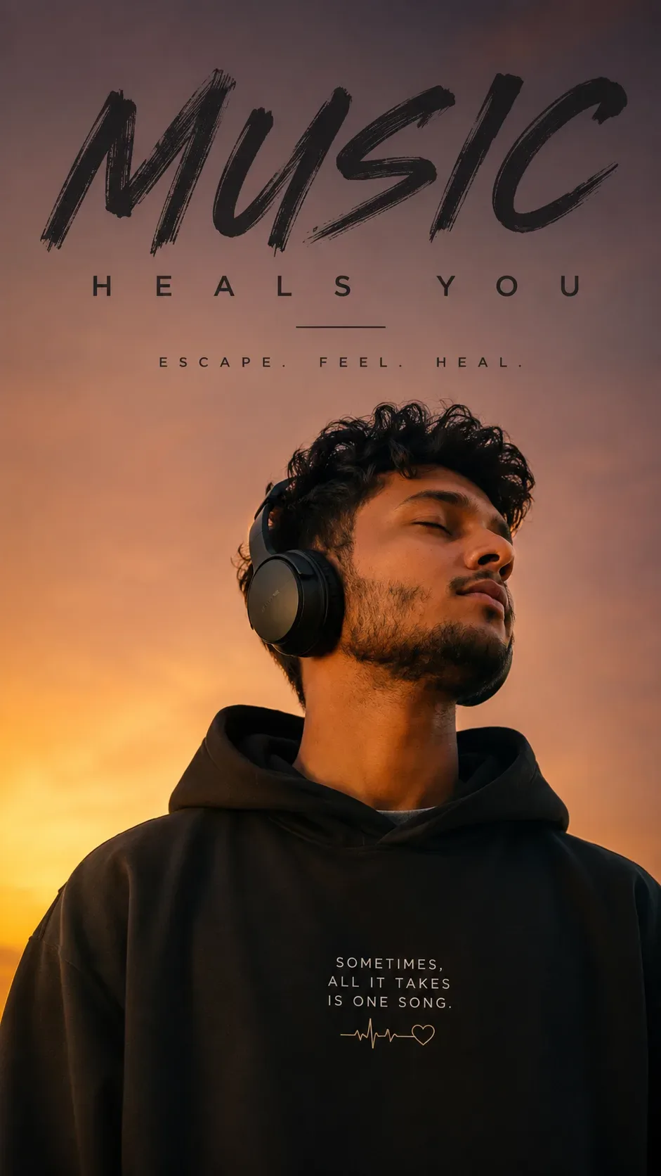 Music Heals You AI Photo Prompt preview example result