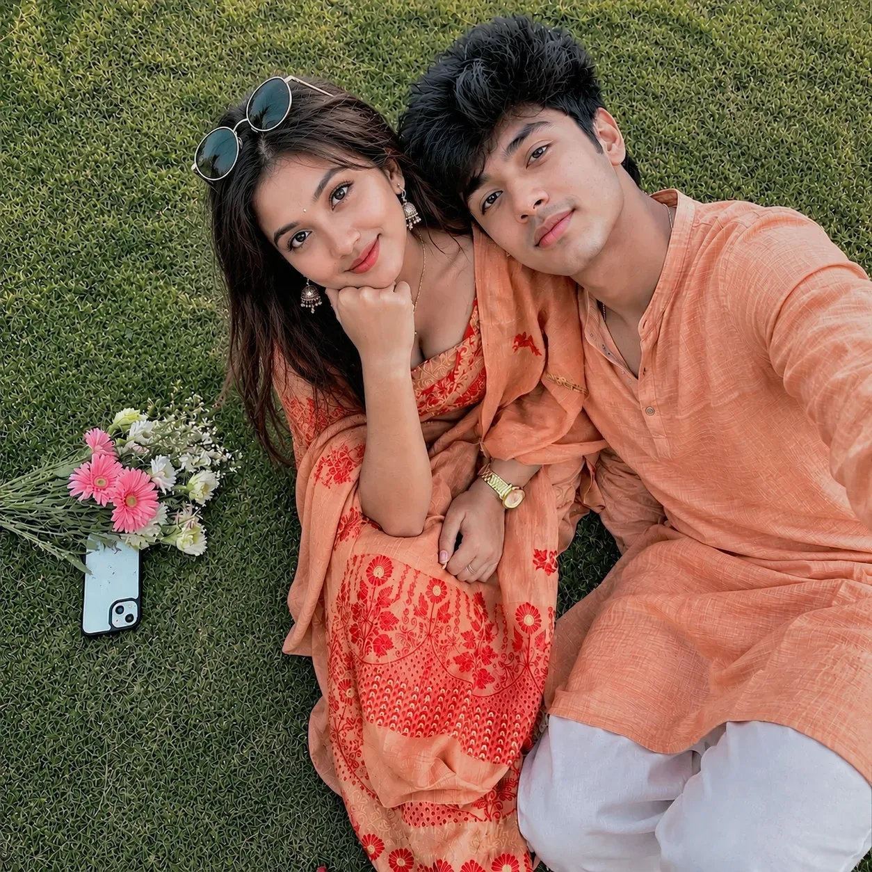 Natural Outdoor Couple Photography AI Photo Prompt preview example result