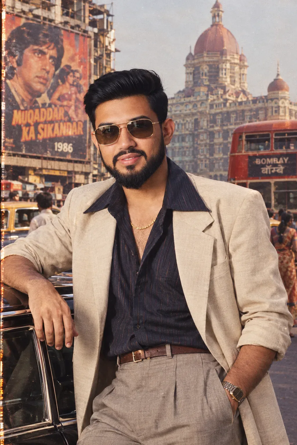 Old Bombay, Nostalgia, 80s Style AI Photo Prompt preview example result