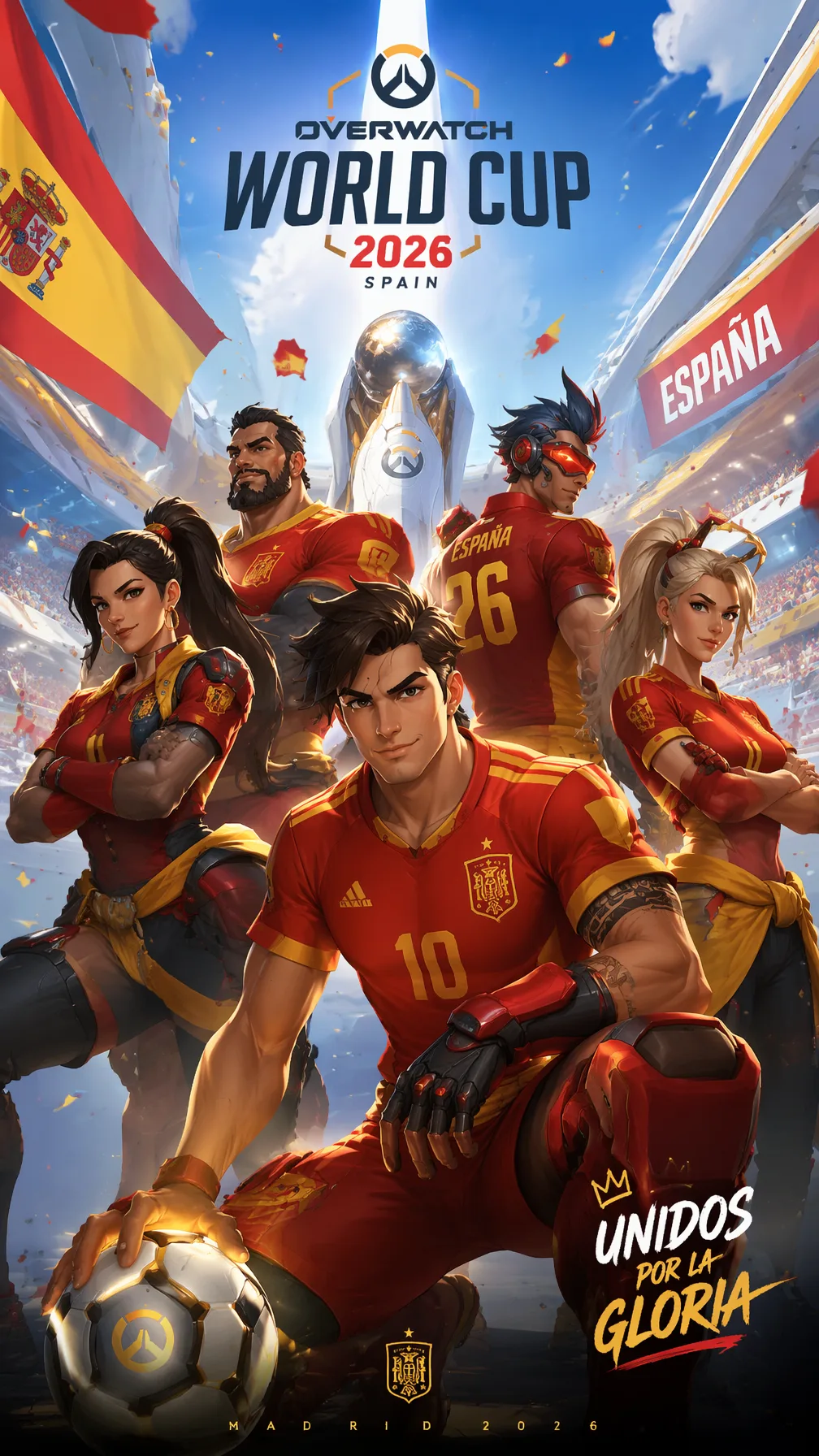 Overwatch Stylevertical 9:16 Poster Of World Cup 2026 AI Photo Prompt generated preview