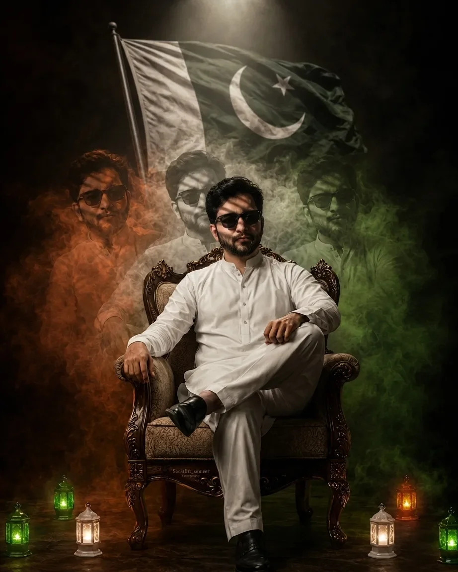 Pakistan Independence Day -- 14th August AI Photo Prompt preview example result