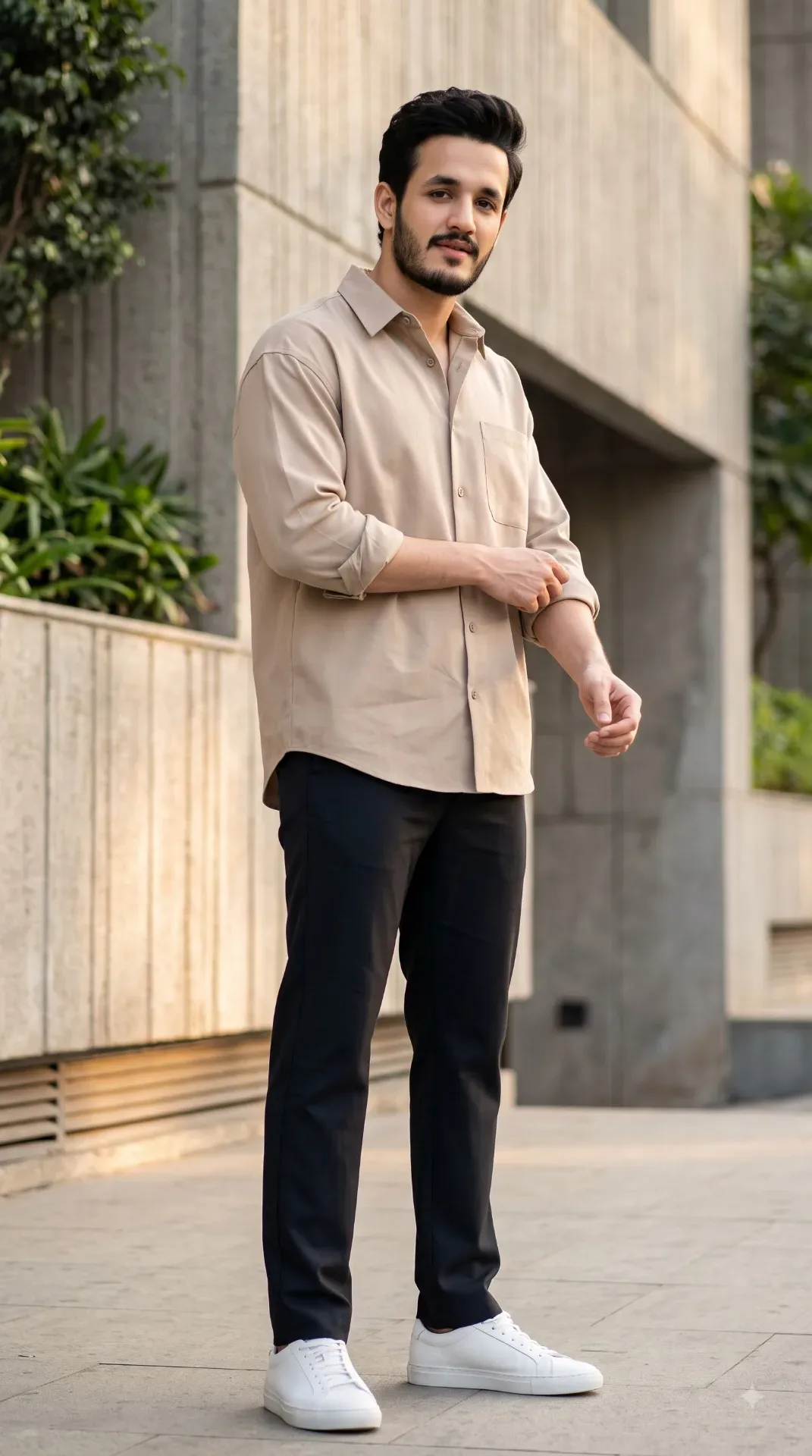 Perfect Aesthetic Pose For Boys Natural AI Photo Prompt preview example result