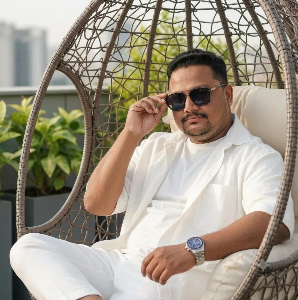 (personalized): Naresh's Golden Hour AI Photo Prompt preview example result