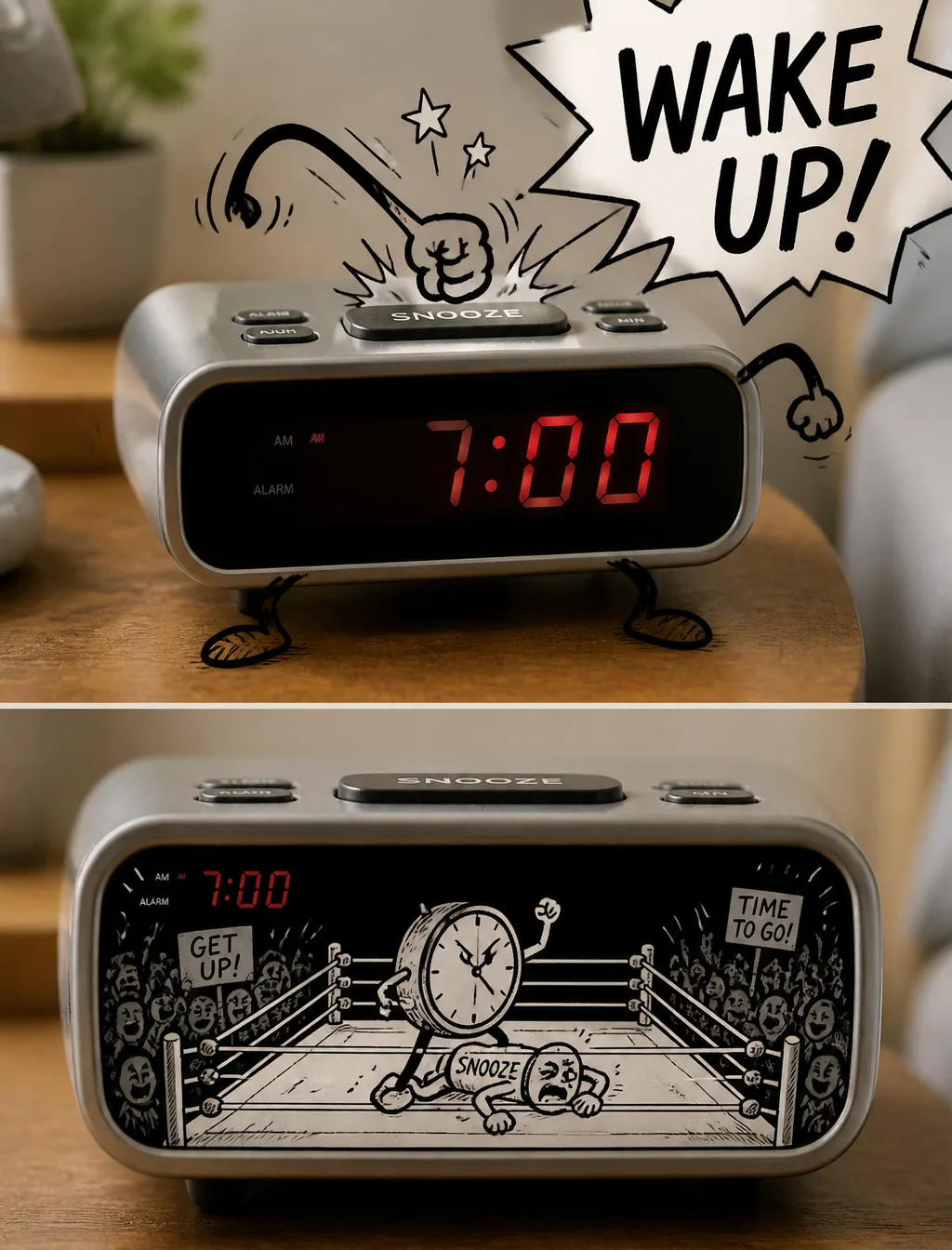 Photo Of An Alarm Clock AI Photo Prompt generated preview