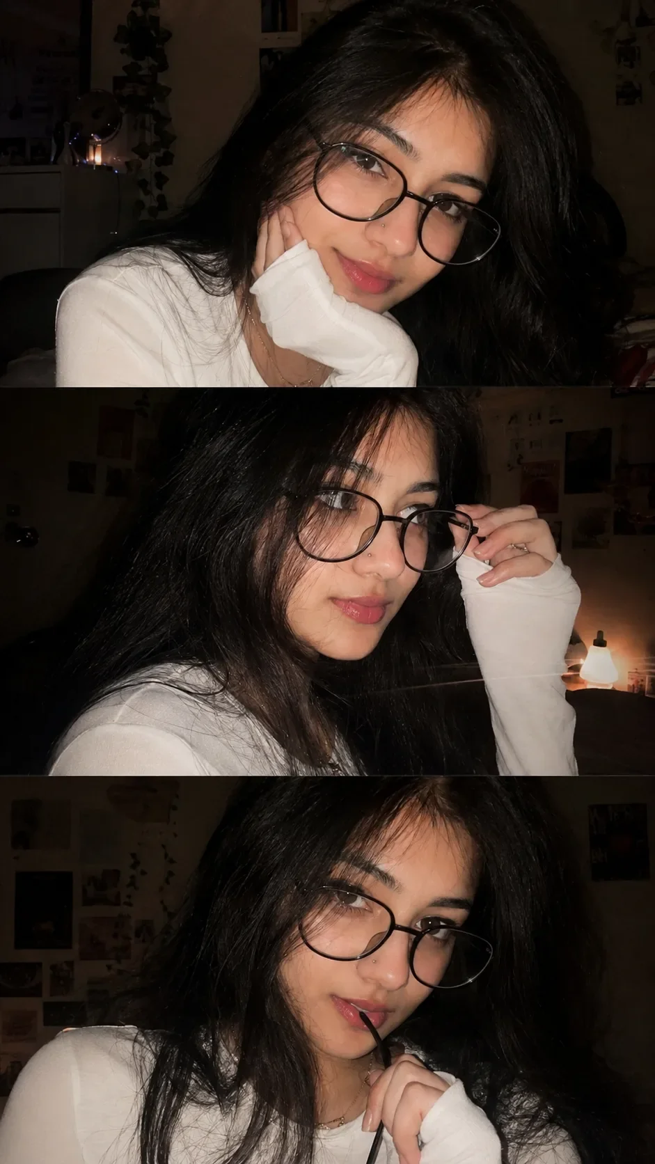 Pinterest selfie college/ iphone flash photography preview example result