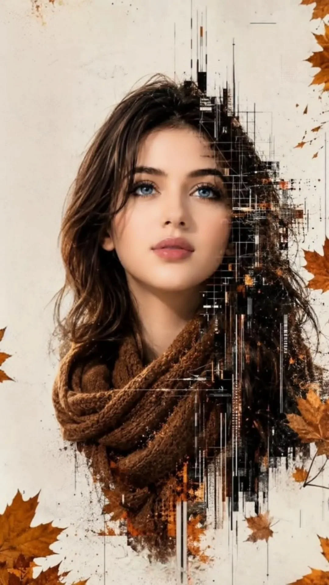 Pixel Sorting Dispersion Effect AI Photo Prompt preview example result