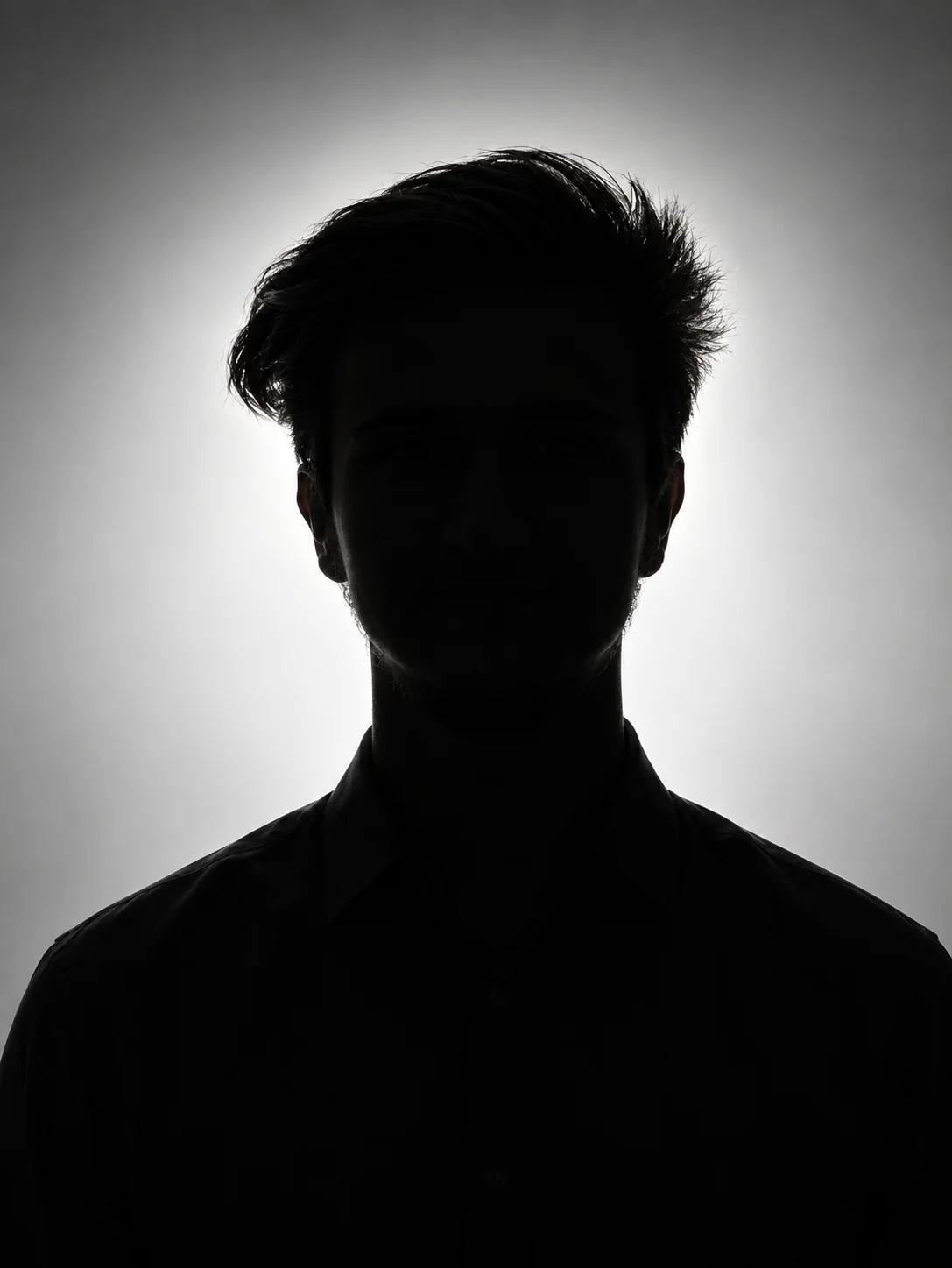Portrait Of A Person Lighting Minimalist AI Photo Prompt preview example result