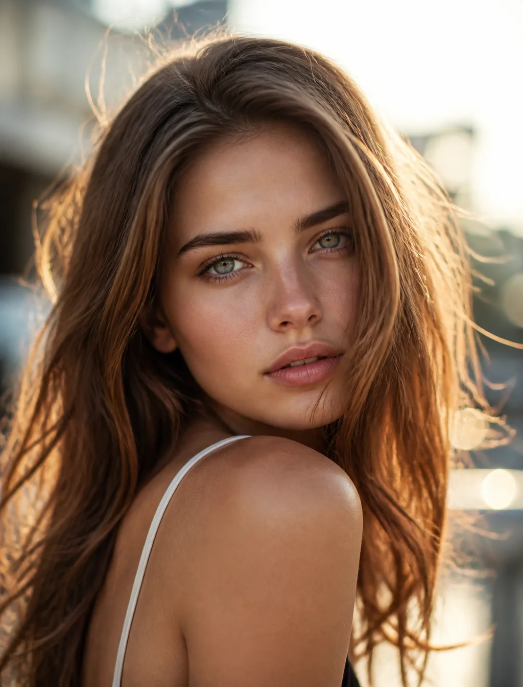 Portrait Of A Young Woman AI Photo Prompt generated preview