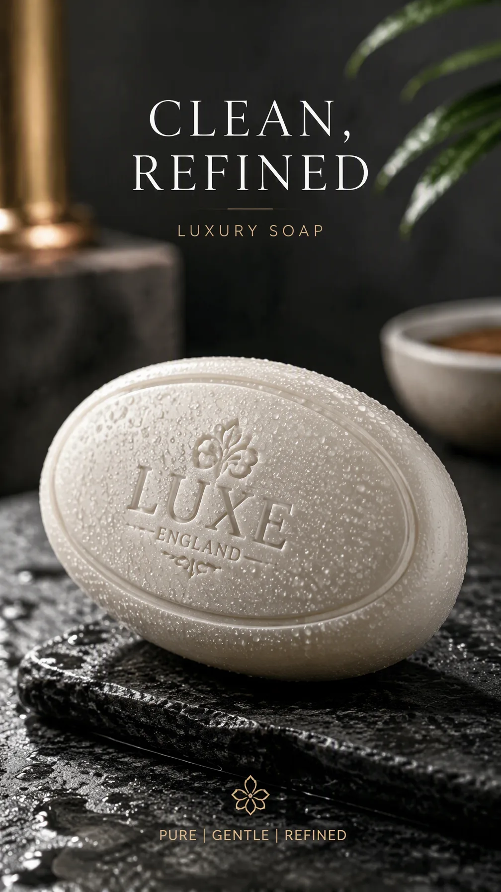Premium 4:5 Advertising Poster For A Soap Brand AI Photo Prompt generated preview