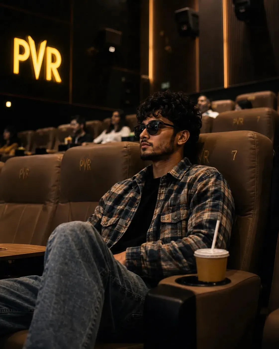 Premium Luxury PVR Cinema Hall AI Photo Prompt preview example result