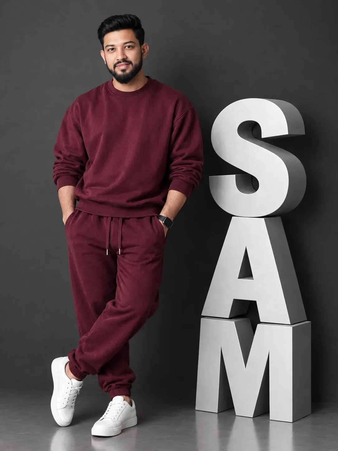 Premium Photorealistic Full-body Studio Fashion Portrait AI Photo Prompt preview example result