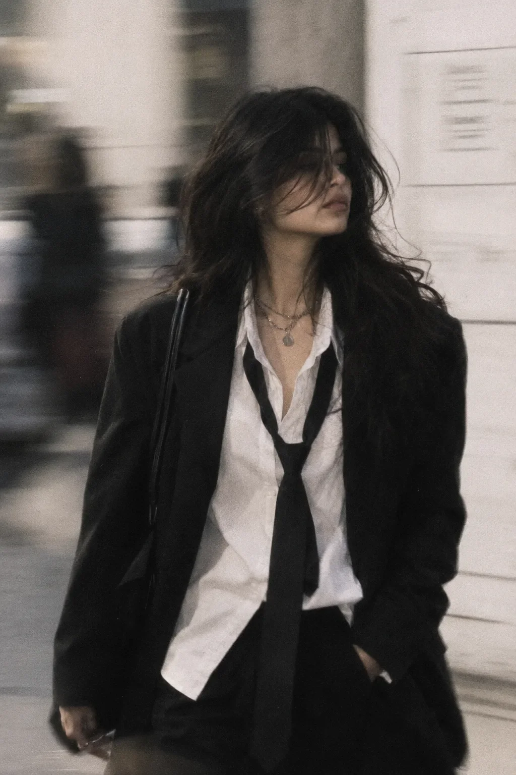 Prompt for baddie girls (bossy style ultra realistic cinematic portrait) preview example result
