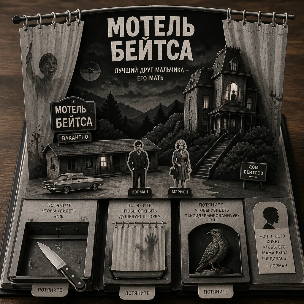 Psycho Create A Psycho-Themed 3D Pop-Up AI Photo Prompt generated preview