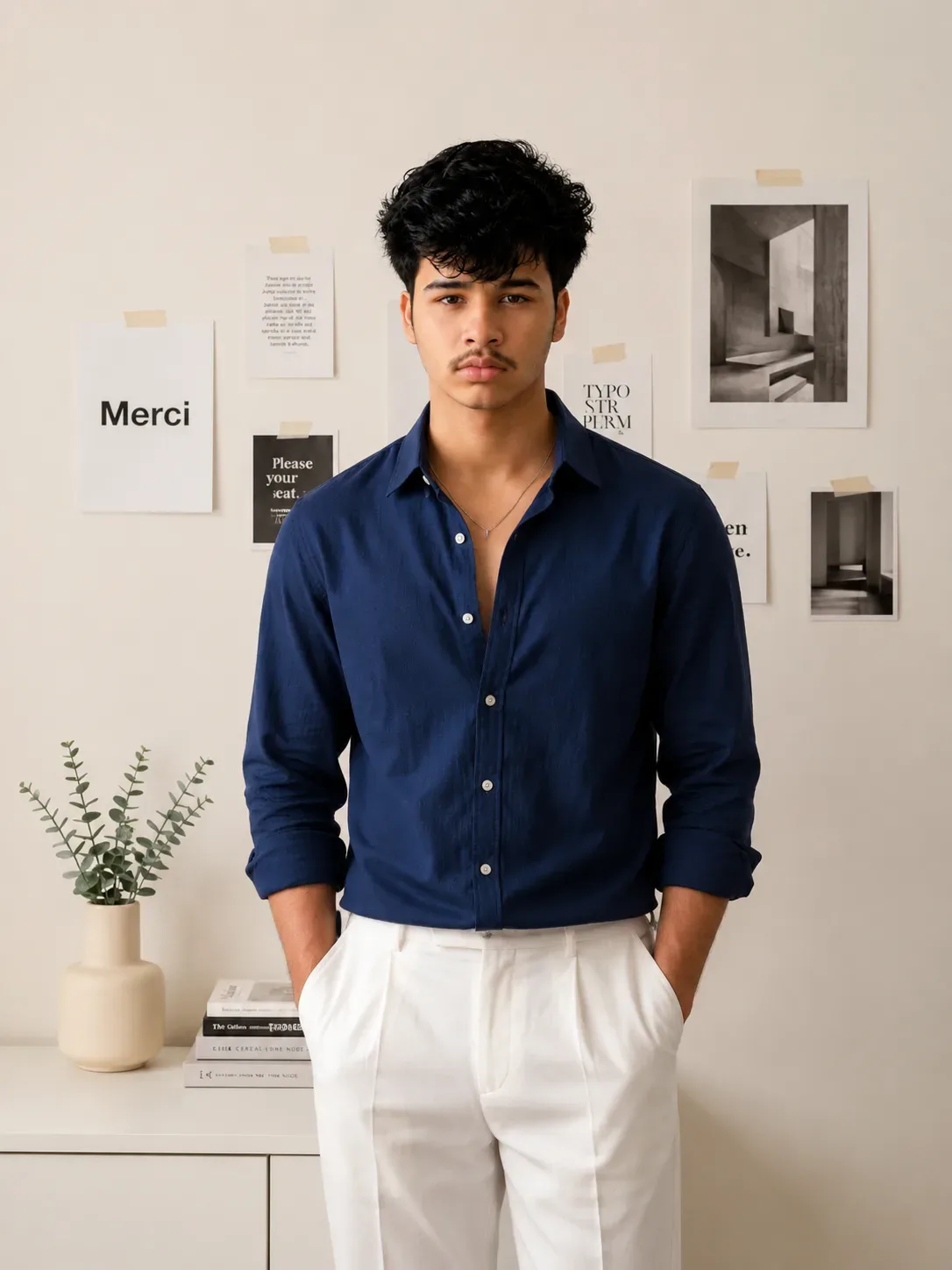Quiet Confidence Timeless Mens Fashion AI Photo Prompt preview example result