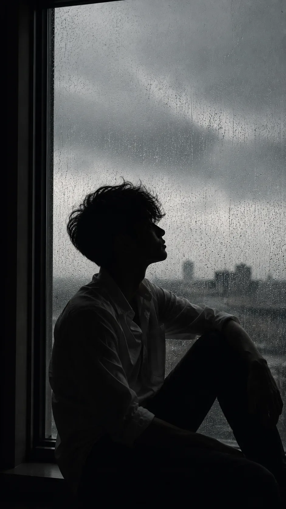 Rainy Window Reverie AI Photo Prompt preview example result