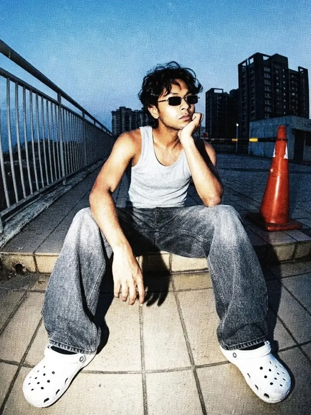 Retro 1990s Streetwear Magazine Cover Featuring AI Photo Prompt preview example result