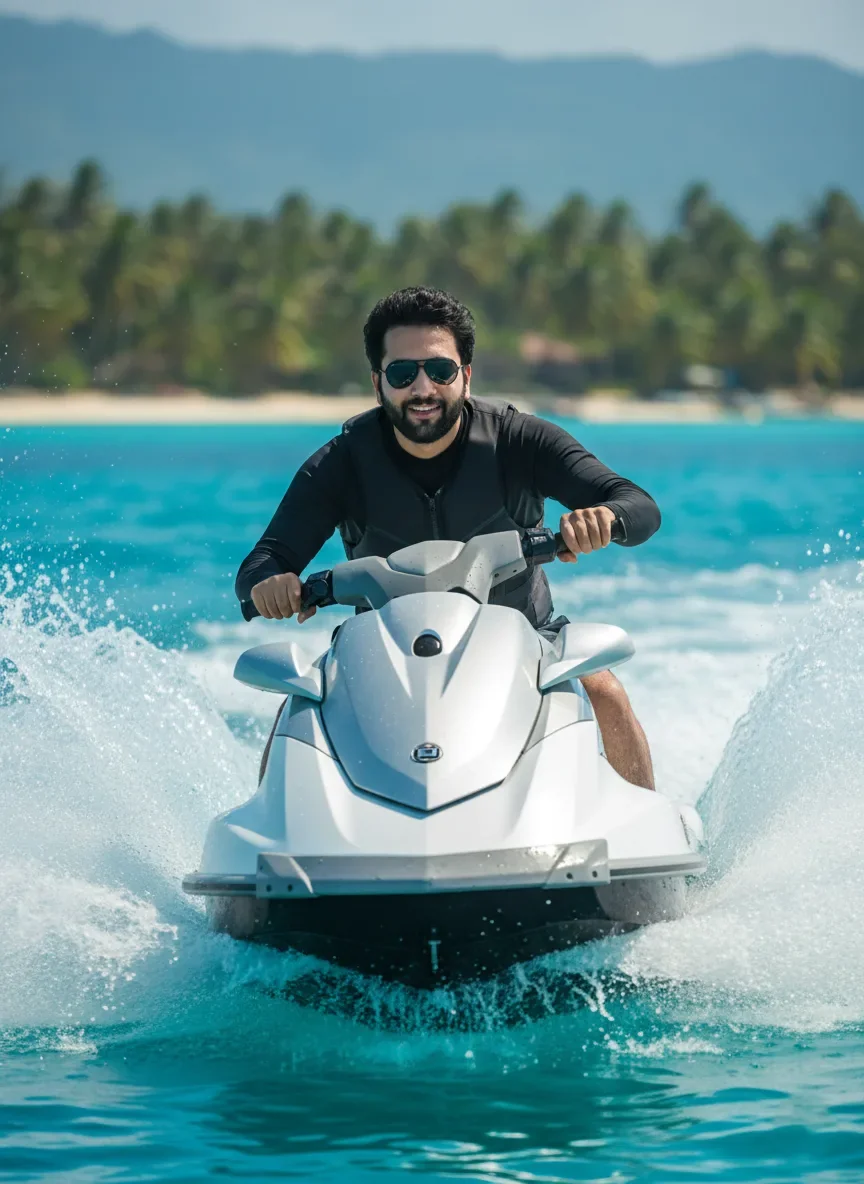 Ride The Waves Chasing Freedom AI Photo Prompt preview example result