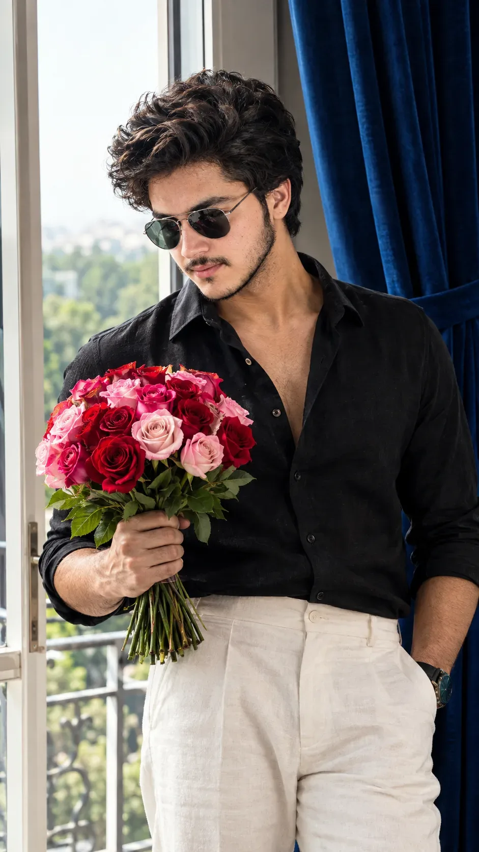 Rose Noir A Moment Of Romance AI Photo Prompt preview example result