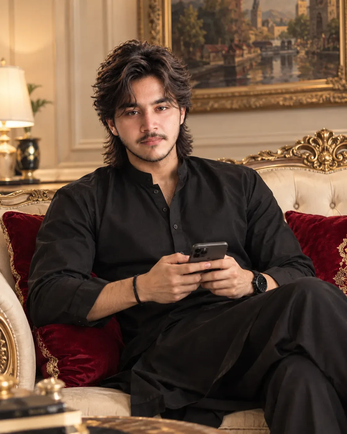 Royal Elegance A Timeless Desi Gentleman AI Photo Prompt preview example result