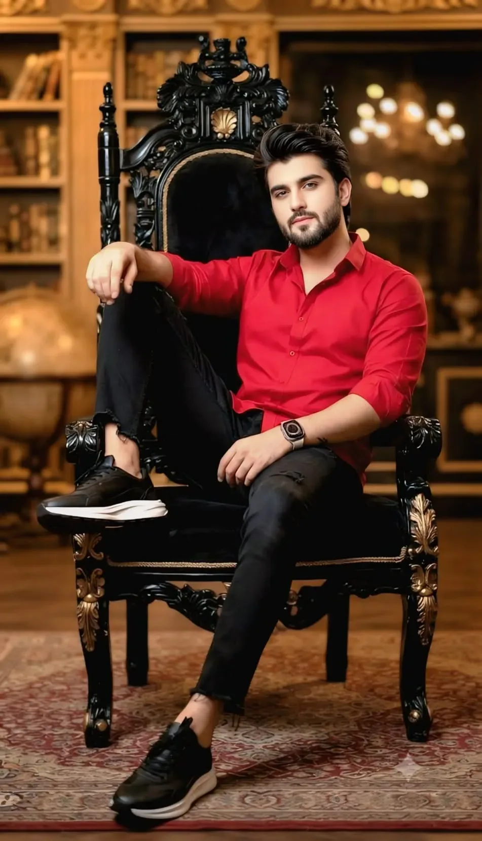 Royal Throne AI Portrait AI Photo Prompt preview example result