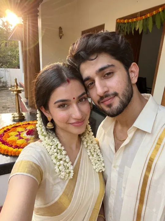 Selfie Onam Couple AI Photo Prompt preview example result