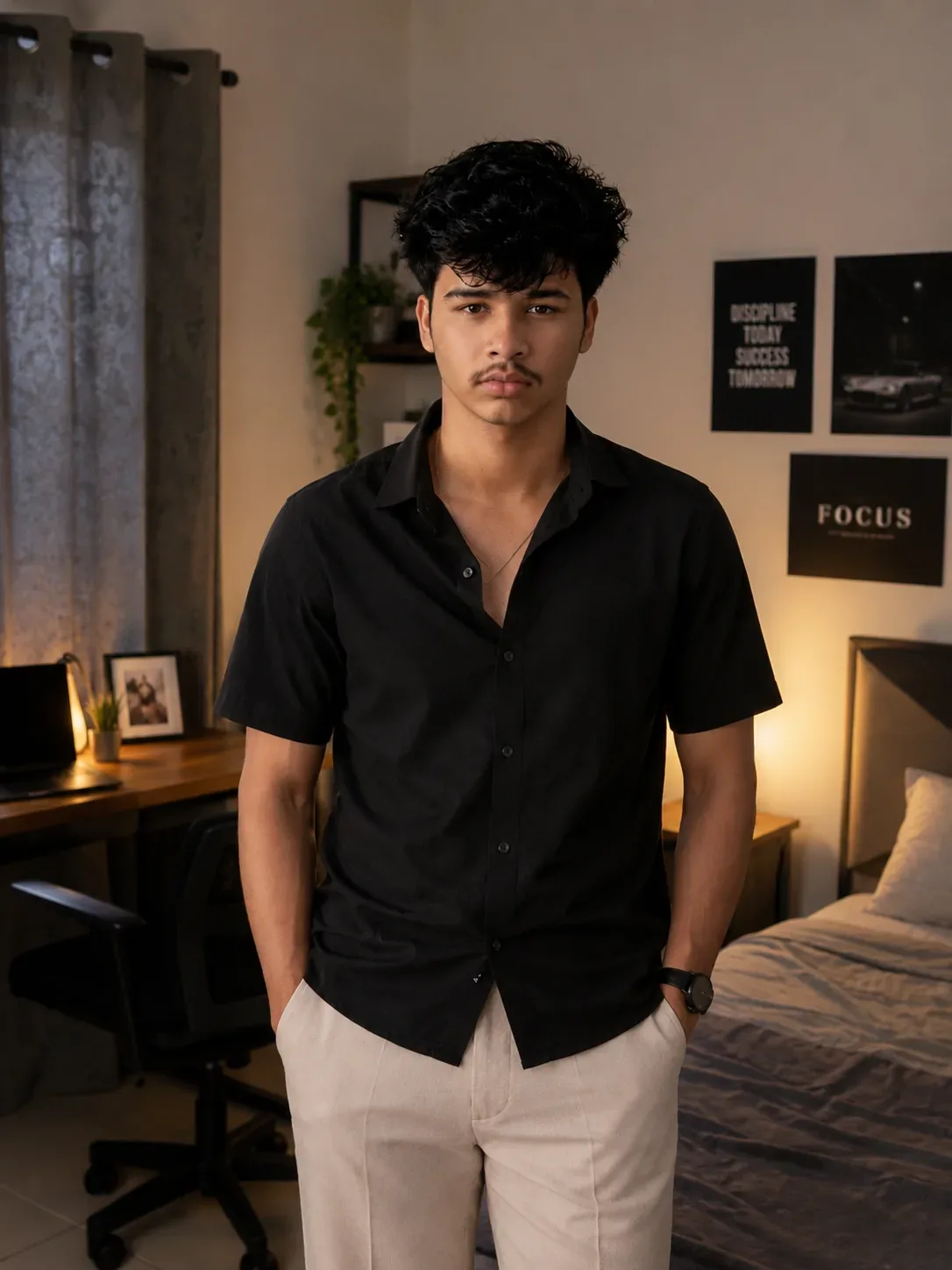 Simple Look, Premium Vibes Aesthetic Portrait AI Photo Prompt preview example result