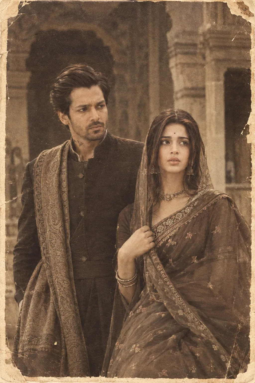 South Asian Couple AI Photo Prompt preview example result