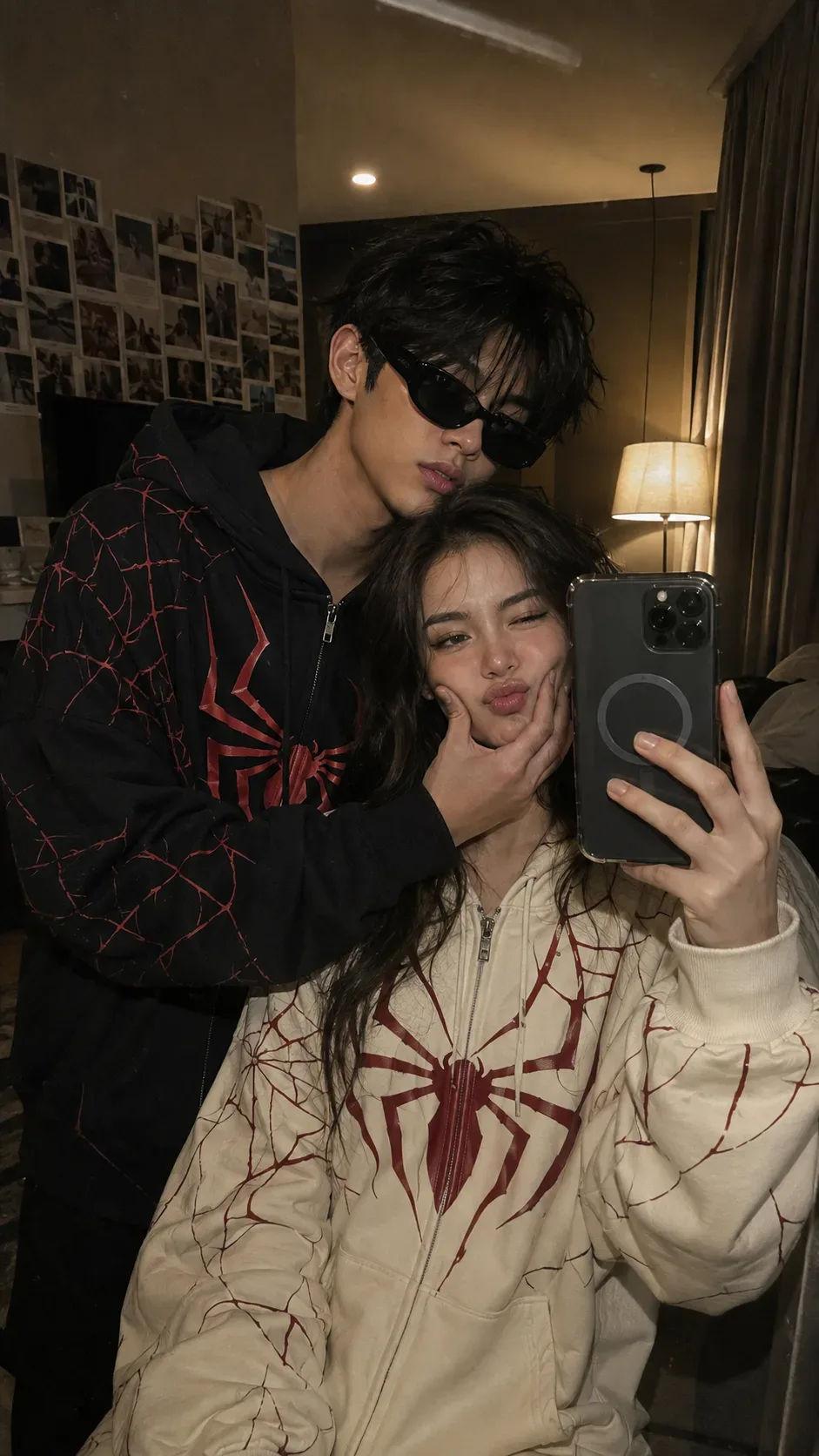Spider-verse After Dark Candid Mirror Moment AI Photo Prompt preview example result