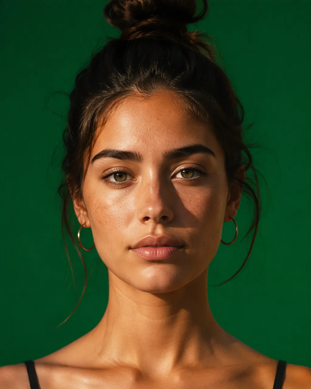 Subject: A Young Woman Facing Forward AI Photo Prompt generated preview