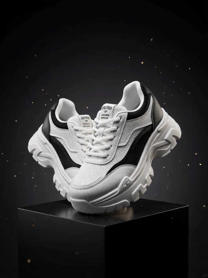 Subject: Premium Sneakers Appearance: Premium White AI Photo Prompt generated preview