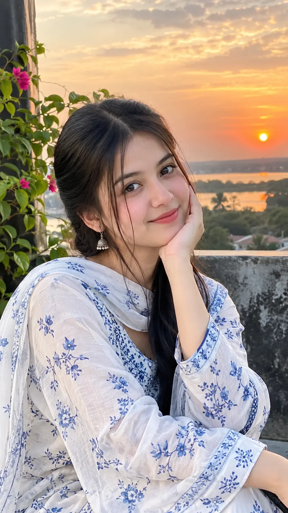 Sunset Glow | A Moment of Peace AI Photo Prompt preview example result