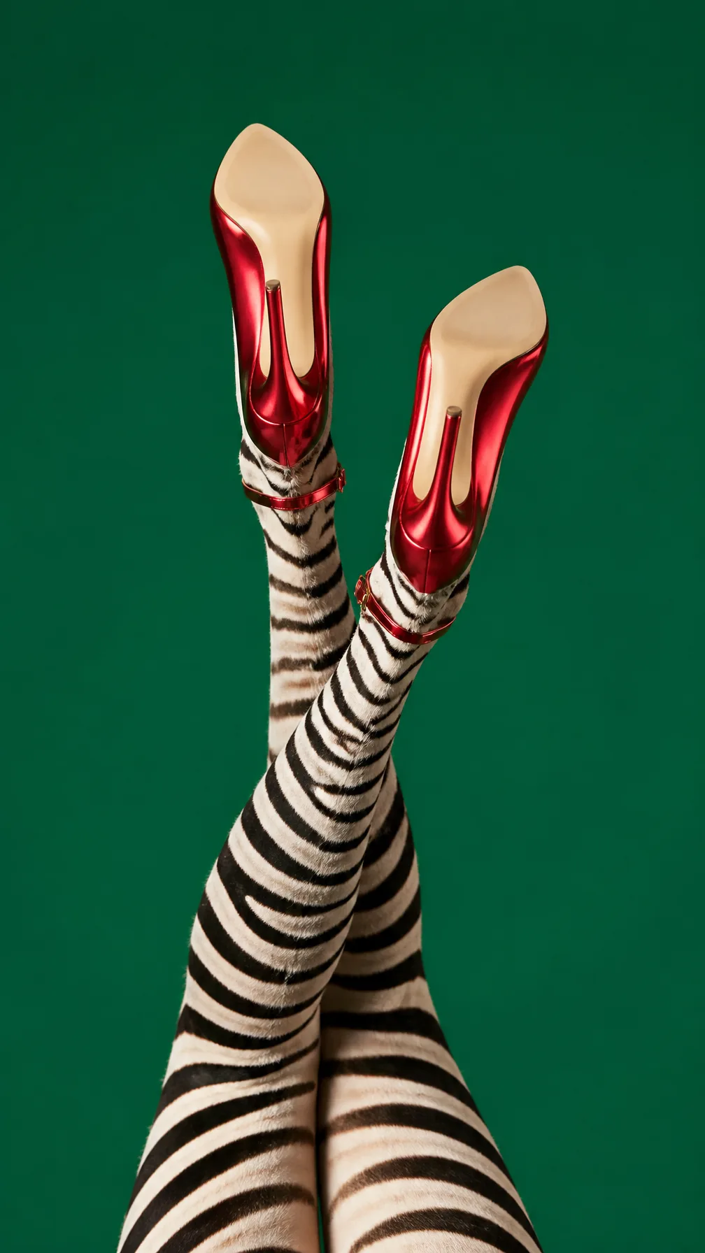 Surreal Fashion Photograph Of A Zebras AI Photo Prompt generated preview