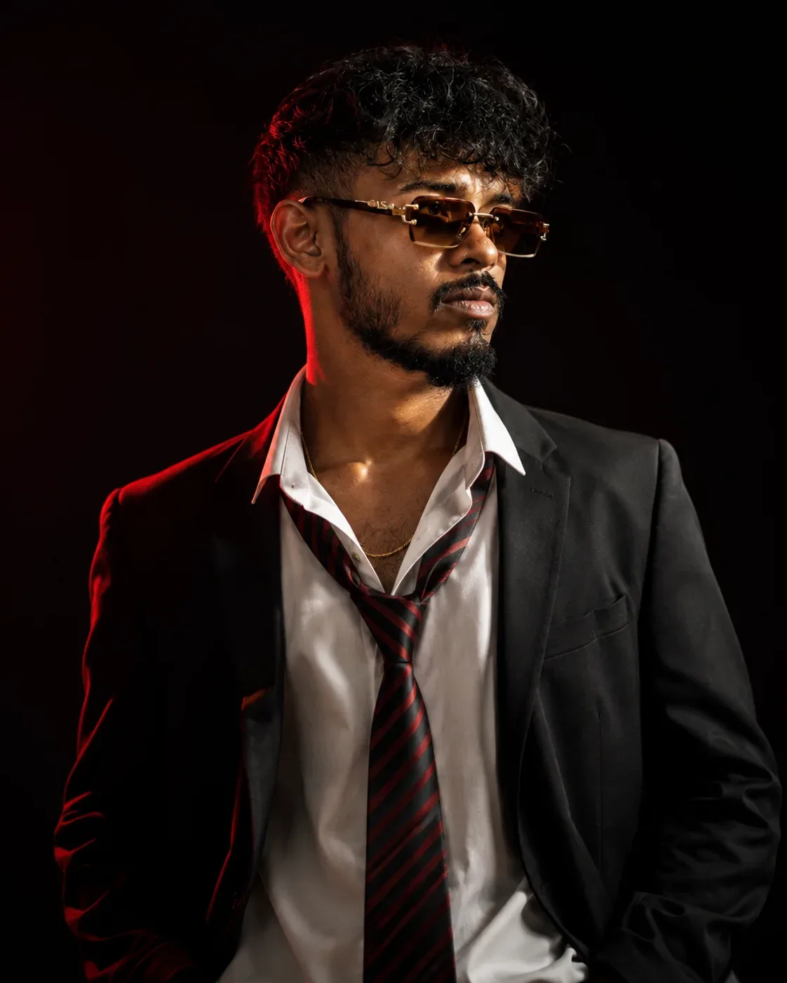 The Dark Gentleman AI Photo Prompt preview example result