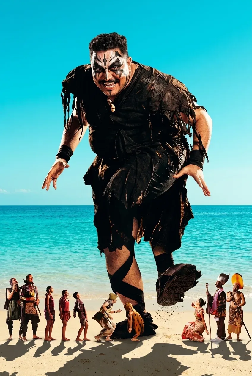 The Giant Of The Beach AI Photo Prompt preview example result