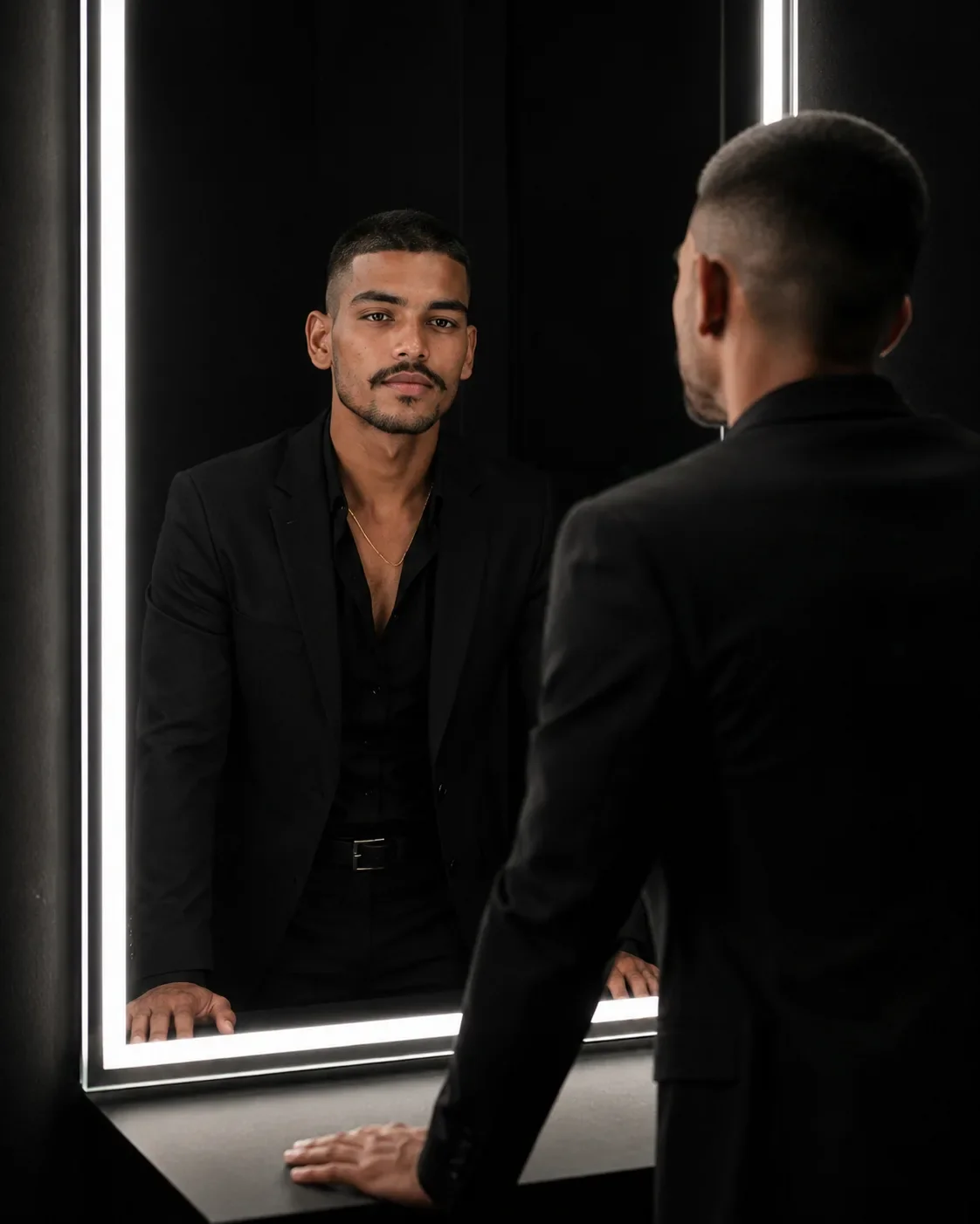The Man In The Mirror AI Photo Prompt preview example result
