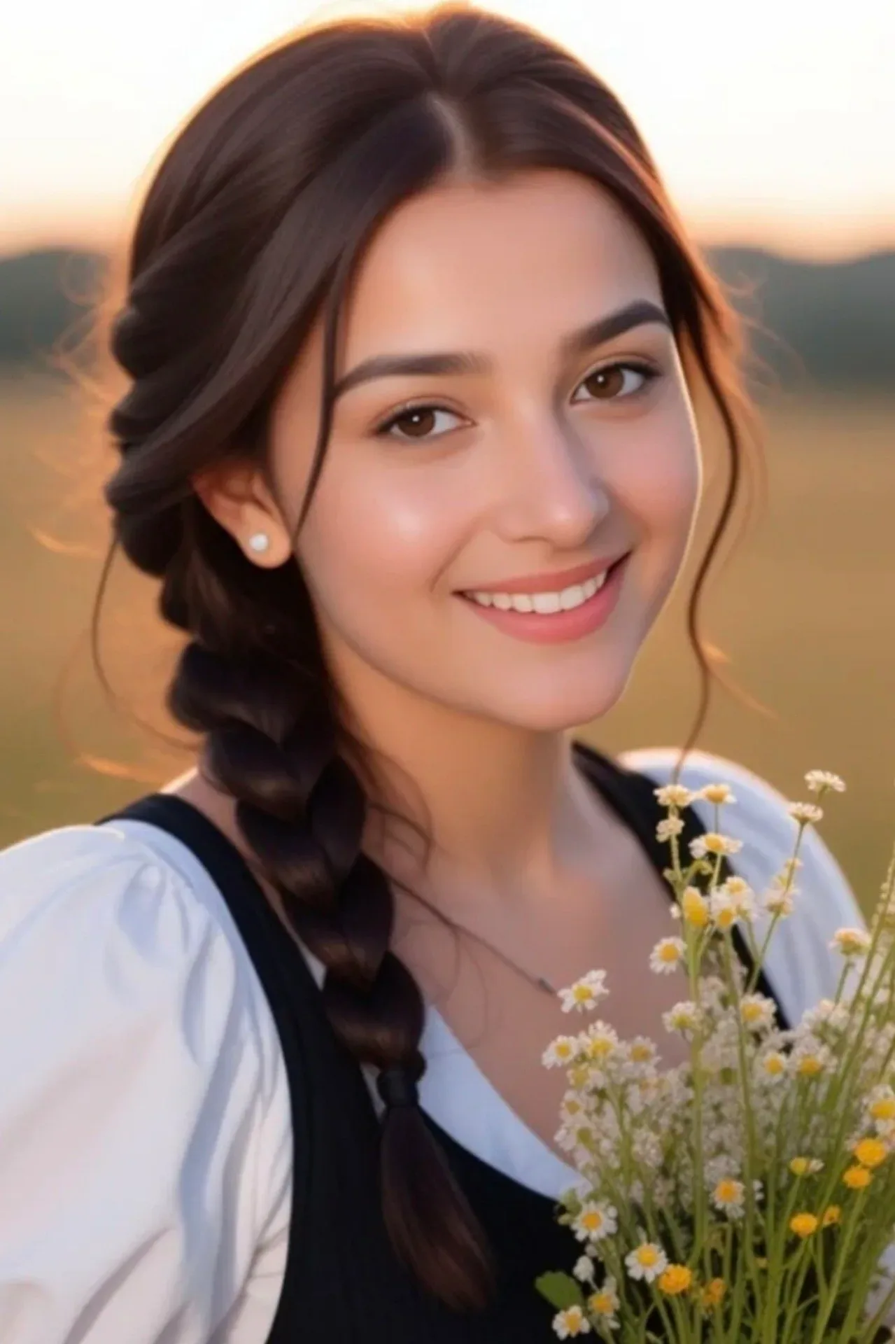The Meadow Braid AI Photo Prompt preview example result